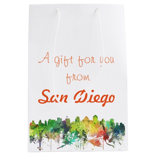 SAN DIEGO SKYLINE SP - MEDIUM GIFT BAG (Front)