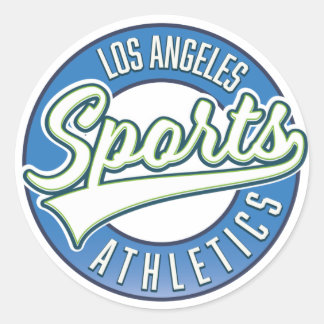 San Diego Sports Athletic logo Classic Round Sticker