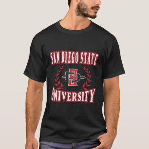 San Diego State Aztecs Laurels Black T-Shirt