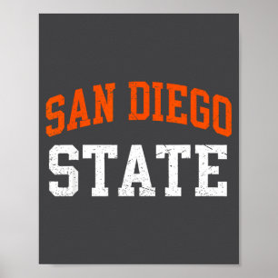 San Diego State Tee Usa Design Lover Men Women Chi Poster