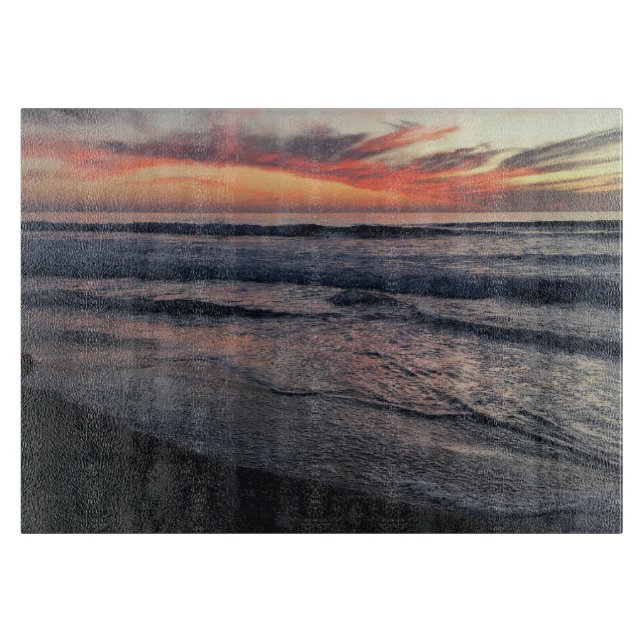 San Diego Sunset Cutting Board (Front)
