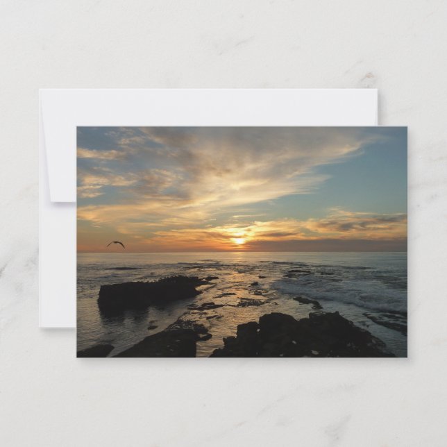 San Diego Sunset I California Seascape (Front)