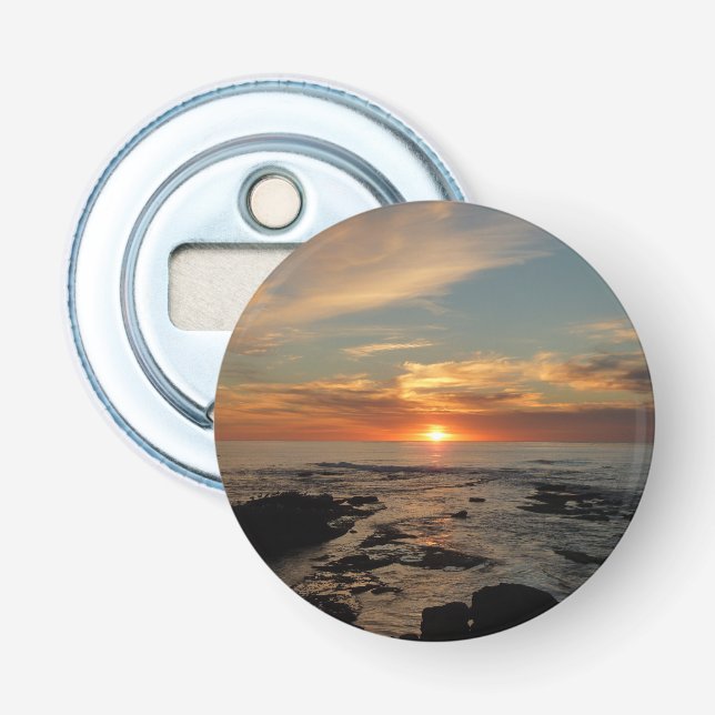 San Diego Sunset II California Seascape Bottle Opener (Front)