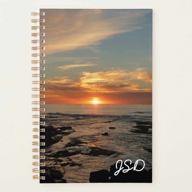 San Diego Sunset II California Seascape Planner (Front)