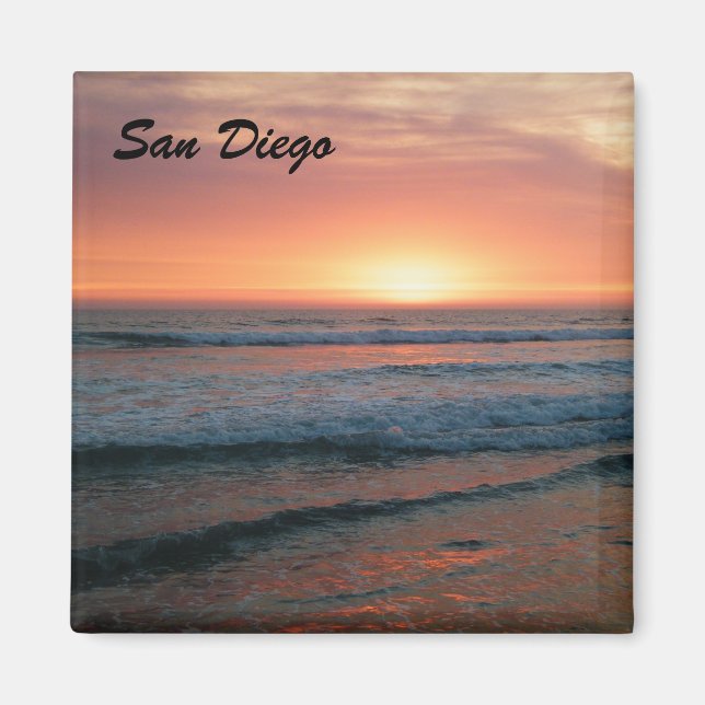 San Diego Sunset Magnet (Front)