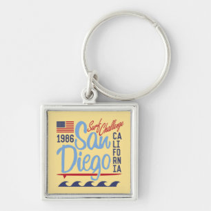 San Diego Surf Challenge 1986 Keychain