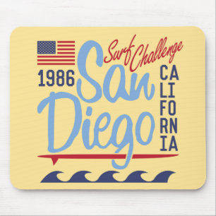 San Diego Surf Challenge 1986 Mouse Pad