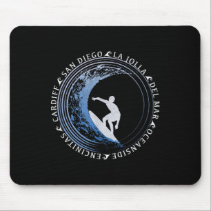 San Diego Surf _ San Diego Beach Gift _1  Mouse Pad