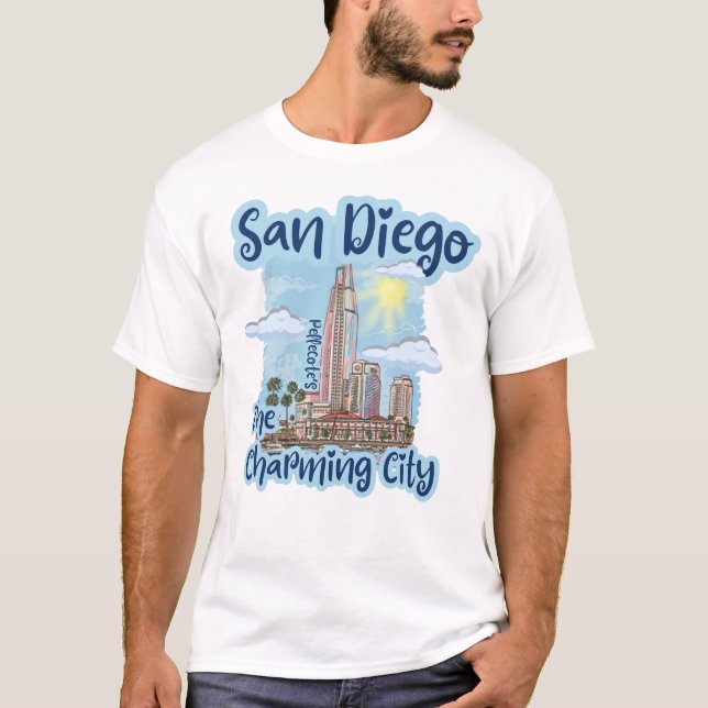 San Diego The Charming City Shirt (Front)