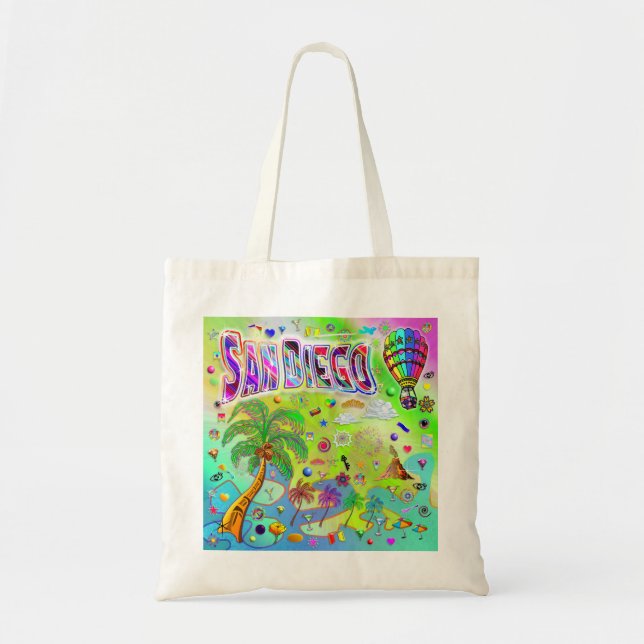 San Diego Timeless Melody Tote Bag (Front)