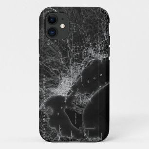 San Diego Vintage Map iPhone 11 Case