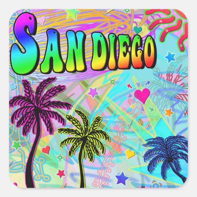 San Diego Vivid Romance Sticker (Front)