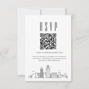 San Diego Wedding QR code RSVP