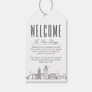San Diego Wedding   Welcome Message Gift Tags