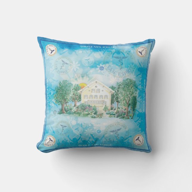 San Esprit Throw Pillow (Front)