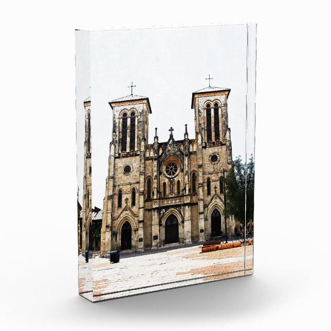 San Fernando Church Acrylic Block (Left)