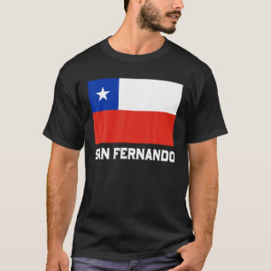 San Fernando Republica Chile Emblem Escudo Bandera T-Shirt