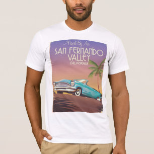 San Fernando Valley California vintage travel post T-Shirt