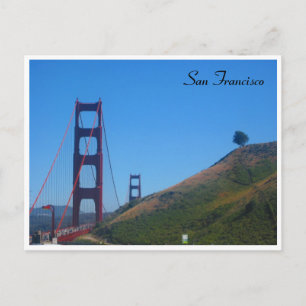 san fran golden gate border postcard