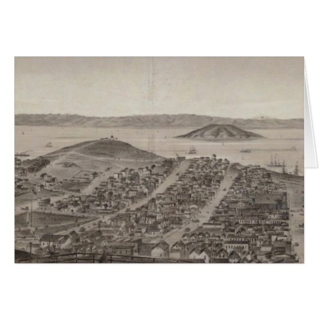 San Francisco, 1862 de Russian Hill (Devant horizontal)