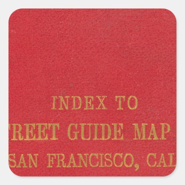 San Francisco 2 Square Sticker (Front)