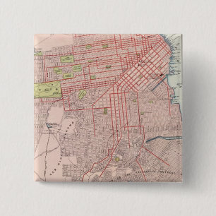 San Francisco 7 2 Inch Square Button