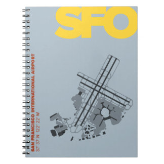 San Francisco Airport (SFO) Diagram Notebook