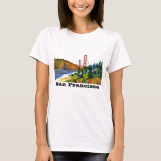San Francisco and the Beautiful Golden Gate Bridge T-Shirt