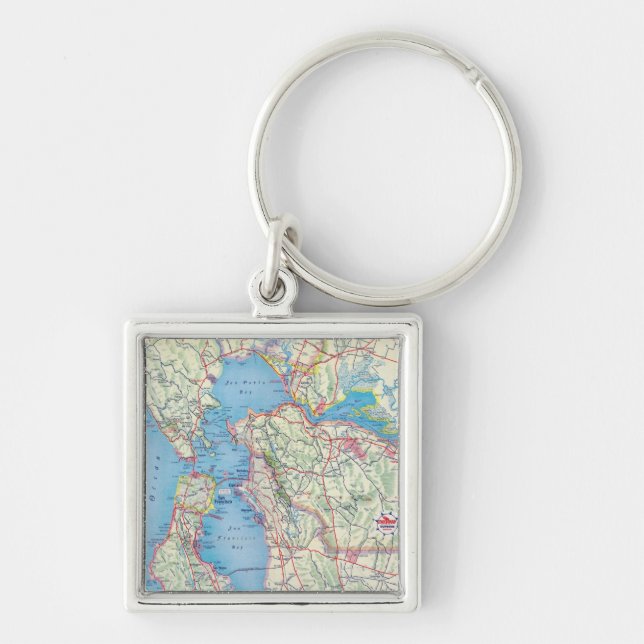 San Francisco and Vicinity Keychain (Front)