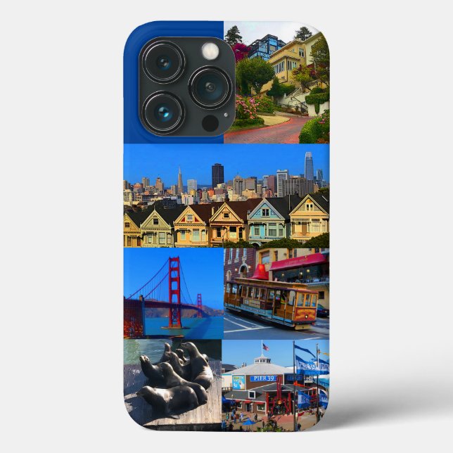 San Francisco Attractions #3-2 iPhone 13 Pro Coque (Verso)