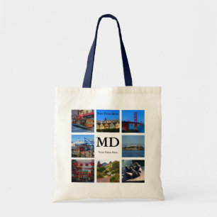 San Francisco Attractions Collage #2 Tote Bag
