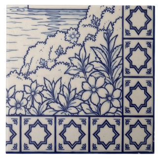 San Francisco Azulejo Mural 6 of 6 Bottom Right Tile
