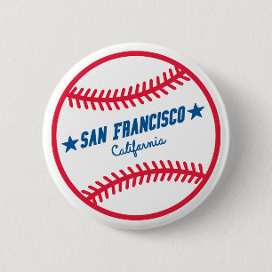 San Francisco Baseball 2 Inch Round Button