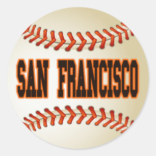 SAN FRANCISCO BASEBALL CLASSIC ROUND STICKER