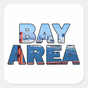 San Francisco Bay Area Square Sticker