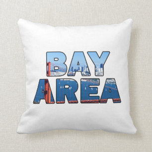 San Francisco Bay Area Throw Pillow