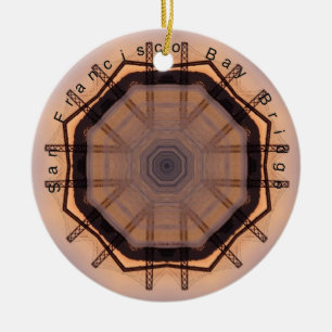 San Francisco Bay Bridge  Ceramic Ornament