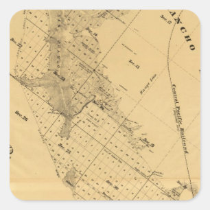 San Francisco Bay Salt Marsh Square Sticker