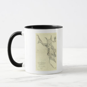 San Francisco Bay showing San Andreas Rift Mug