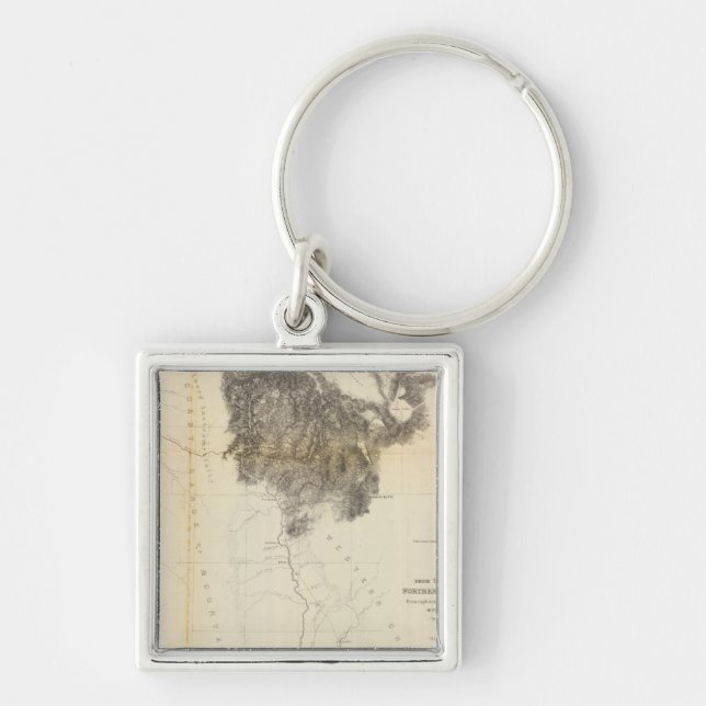 San Francisco Bay to N boundary of California Keychain (Front)