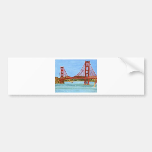 San Francisco Bridge Bumper Sticker (Front)