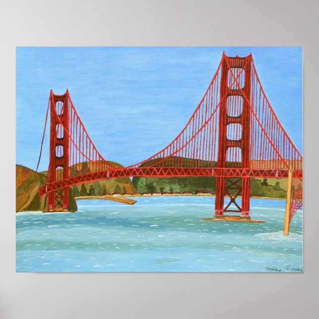 San Francisco Bridge Poster (Front)