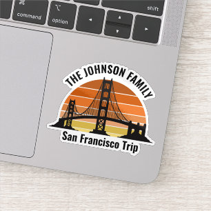 San Francisco Bridge Sunset Custom Laptop