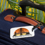 San Francisco Bridge Sunset Custom Vacation Luggage Tag<br><div class="desc">Cool custom San Francisco Golden Gate bridge at sunset luggage tags for your vacation to the city by the bay. Always remember your trip with this keepsake souvenir.</div>