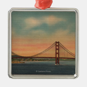 San Francisco, CA 2 Metal Ornament