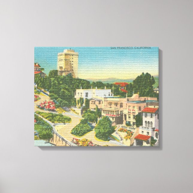 San Francisco, CA 3 Canvas Print (Front)