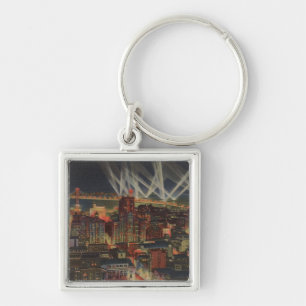 San Francisco, CA 3 Keychain