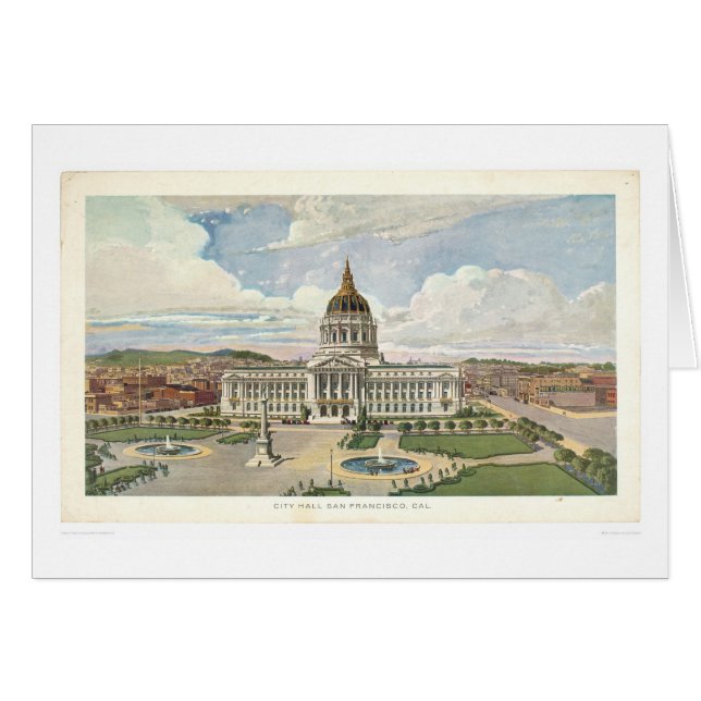 San Francisco, CA. City Hall (0286A) (Front Horizontal)