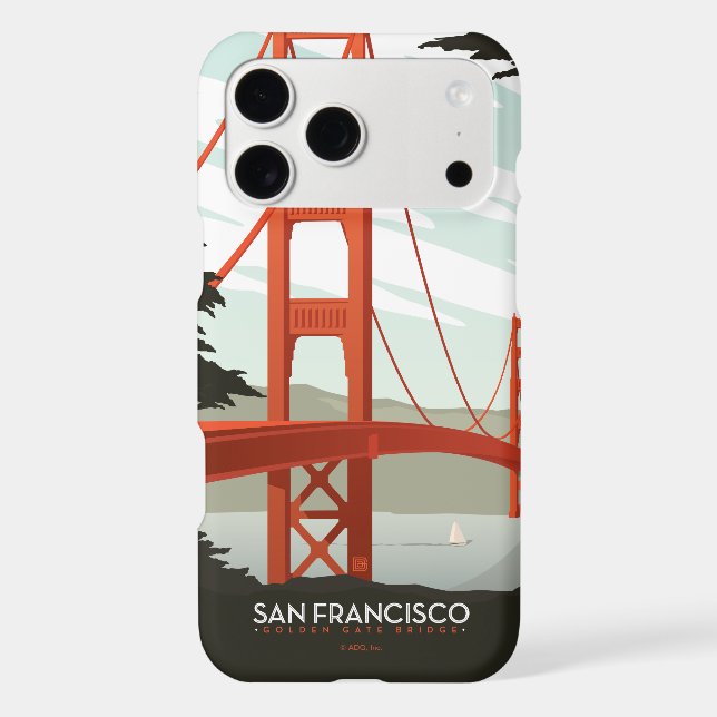 San Francisco, CA - Golden Gate Bridge (Back)