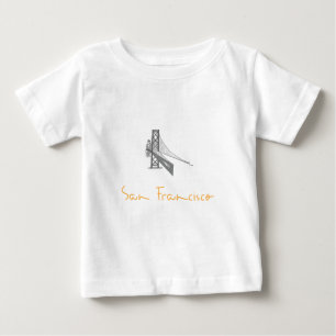 San Francisco CA Golden Gate Bridge Baby T-Shirt